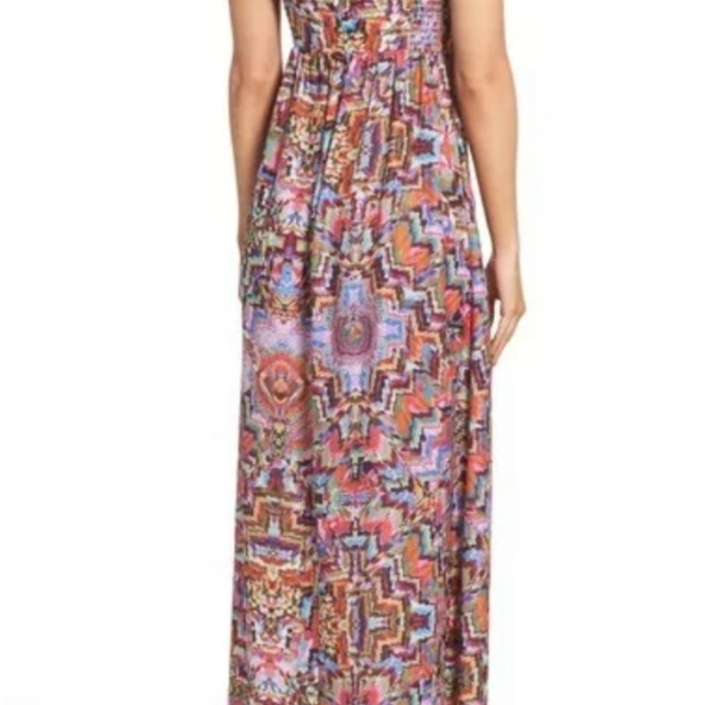 Felicity & Coco Colorful Geometric Maxi Dress